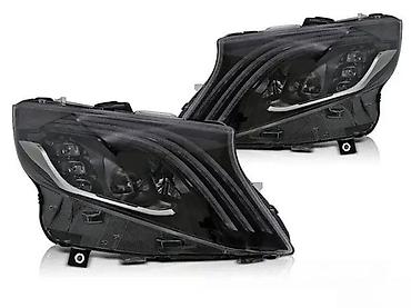 nextgen headlight restoration kit: CRNI LED FAROVI MERCEDES V KLASA / VITO / VIANO W447 (14-22) | Crni — 2