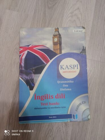 yeni 7 ci sinif ingilis dili: Kaspi test kitabı ingilis dili 7 man