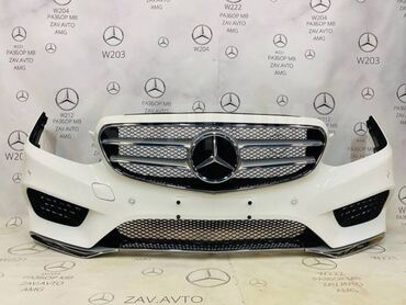 Передний Бампер Mercedes-Benz 2014 г., Б/у, цвет - Белый, Оригинал