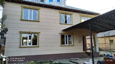 Фасадные работы: Ремонт фасада, Фасадный декор, Демонтажные работы | Рамки, Туникафон, Балясины | Сары-Таш, Сухой травертин, Алюкобонд | Минеральная вата, Penoplex, Базальт Больше 6 лет опыта — 24