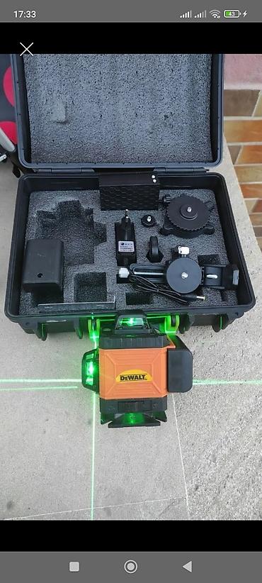 lazer bosch: DeWALT yaşıl şüalı lazer nivo dəsti Xüsusiyyətlər: - Yaşıl lazer — 1