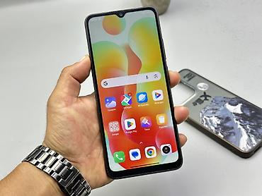 1 plus: Redmi, Redmi 12C, Б/у, 128 ГБ, цвет - Серый, 2 SIM — 6