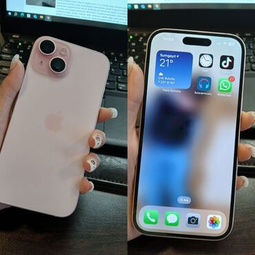 Apple iPhone: IPhone 15, 128 ГБ, Розовый