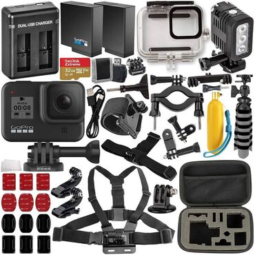 GoPro kamerası üçün bütün növ orijinal təzə aksesuarlar münasib