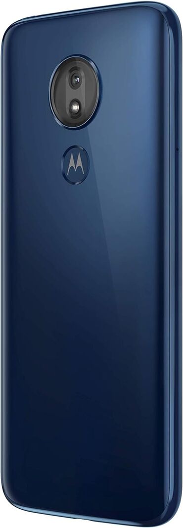 телефон motorola: Motorola Moto G7, Б/у, 64 ГБ, цвет - Синий, 2 SIM