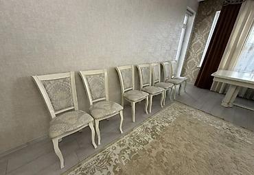 Оңдоп-түзөө жана курулуш: Конок бөлмөсү үчүн үстөл жана отургуч, Колдонулган, Өзү алып кетүү, түсү - Саргыч боз — 2