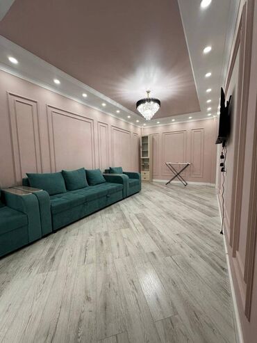 аренда квартир в бишкеке район восток 5: 3 комнаты, 101 м², Элитка, 13 этаж, Евроремонт