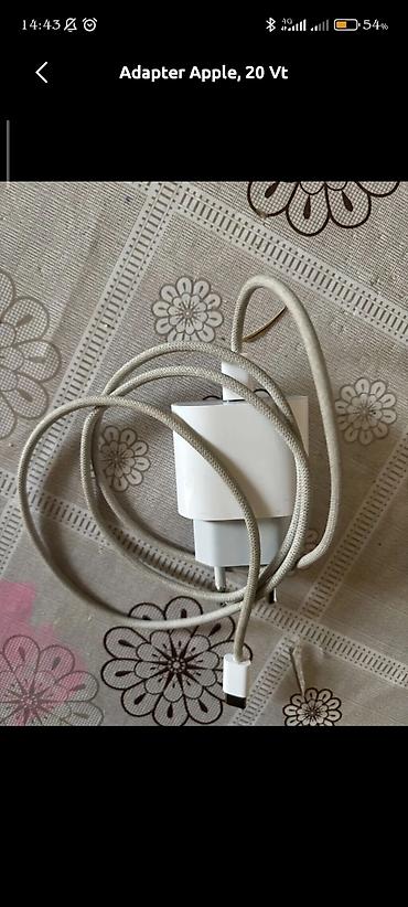 iphone adaptor: Adapter Apple, 20 Vt, İşlənmiş — 1
