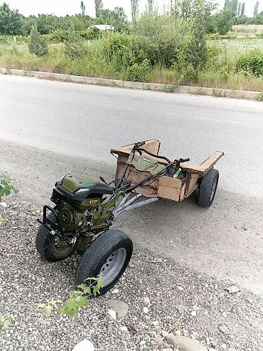 qoşqu ev: Qoşqulu motoblok / kiçik kənd təsərrüfatı nəqliyyatı. Güclü benzin — 4