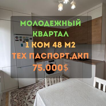 снять квартиру в токмаке запорожская область: 1 комната, 48 м², Элитка, 1 этаж, Евроремонт