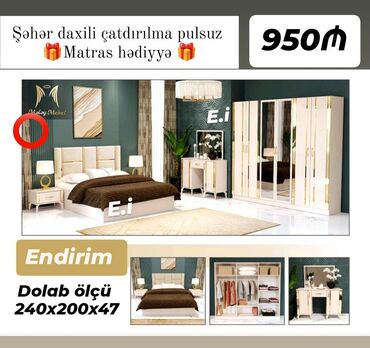 *Yataq dəsti 950Azn 💥* ✔️Rəng seçimi var ✔️Şəhər daxili Çatdırılma və
