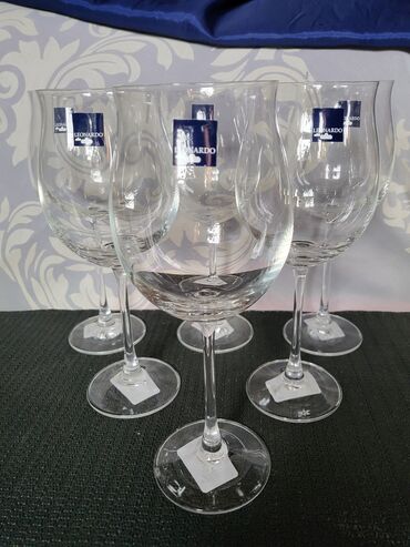 Čaše: Case kristalno staklo vintaz,nove Leonardo za vino. Case tanak — 9