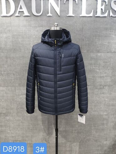 осенний куртки для мужчин: Куртка 4XL (EU 48), 5XL (EU 50), 6XL (EU 52), цвет - Синий