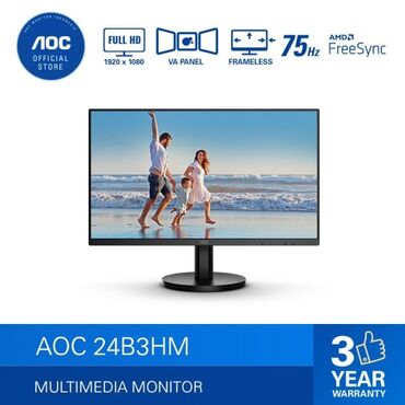компьютер аренда: Монитор, AOC, Новый, LCD, 23" - 24"
