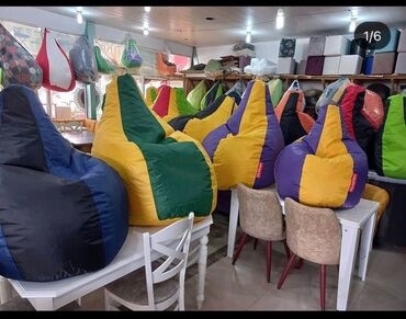 Pufiklər: Pufik-kreslo, Parça, Kredit yoxdur, Şəhərdaxili pulsuz çatdırılma — 16