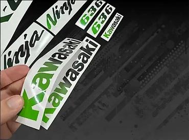 Delovi za motocikle: Nalepnice Kawasaki ZX6R Ninja Stikeri za motore - 2420 📌 Opis — 2