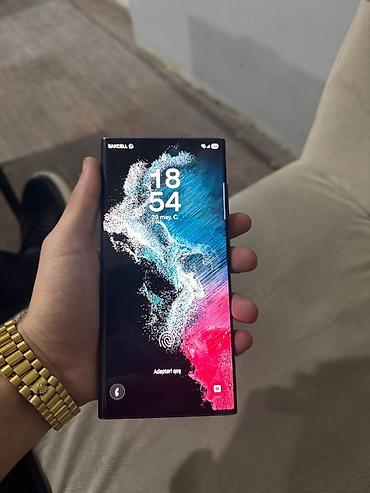 samsung ultra 10: Samsung Galaxy S22 Ultra, 256 GB, rəng - Qara, Barmaq izi — 1