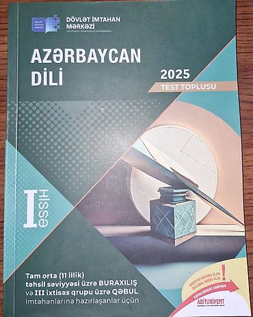 Testlər: Azərbaycan dili Testlər 11-ci sinif, DİM, 1-ci hissə — 1