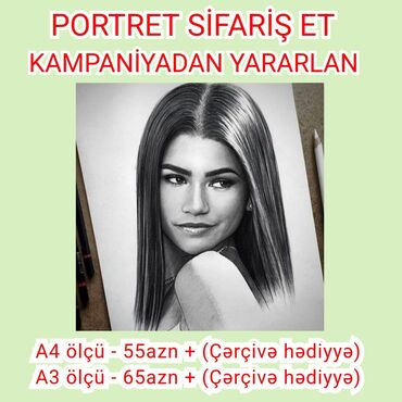 dəyanət liseyi qəbul: Sifarişlə əl işləri | Rəsm əsərləri, portretlər