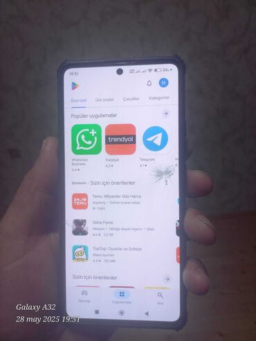 samsung a32 ekran: Samsung Galaxy A32, rəng - Qara, İki sim kartlı
