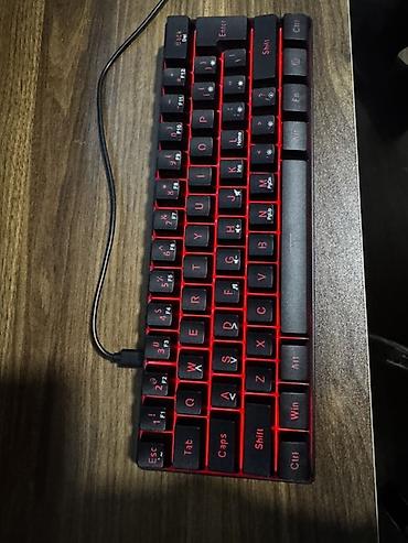 Настольные ПК и комплектующие: BW61 60% RGB Gaming Klaviatura Yenidir sadece acilib yoxlanilib - — 2
