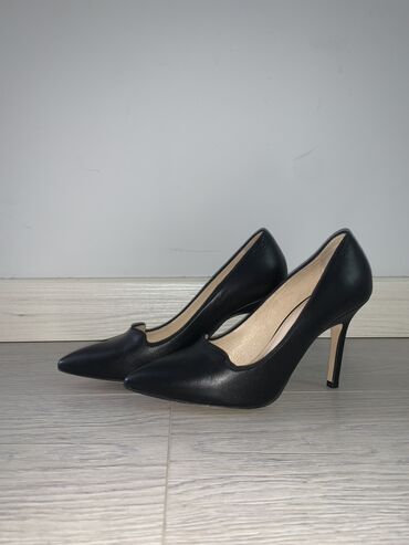 женские леопардовые туфли: Туфли 36, цвет - Черный
