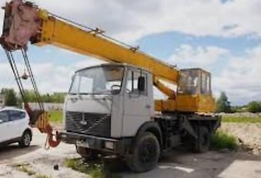дом на колесох: Автокран, МАЗ, 1993 г., 18 м — 1