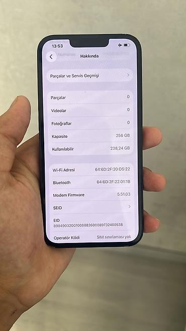 iphone 13: IPhone 13, 256 GB, Midnight, Face ID — 8