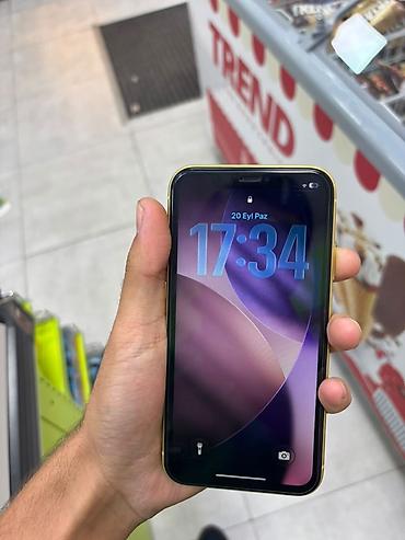 Мобильные телефоны и аксессуары: IPhone 11, 64 ГБ, Желтый, Face ID — 3