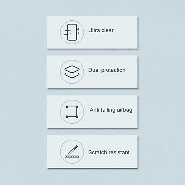 Maske i futrole za telefone: Transparentna maska Nillkin Nature Pro dizajnirana za iPhone 15 Plus — 4