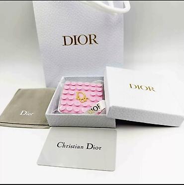 Gözəllik və sağlamlıq: Dior bəzəkli kvadrat kompakt güzgü - Rəng: pastel çəhrayı - Üst — 2