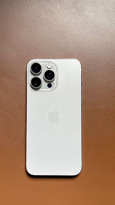 ipone 16: IPhone 15 Pro Max, Б/у, 512 ГБ, White Titanium, Чехол, 87 % — 1