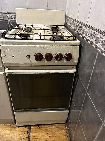hoffmann soba: Qaz sobası və plitə - 4 gözlü qaz plitəsi: dəmir barmaqlıq, mexaniki — 2