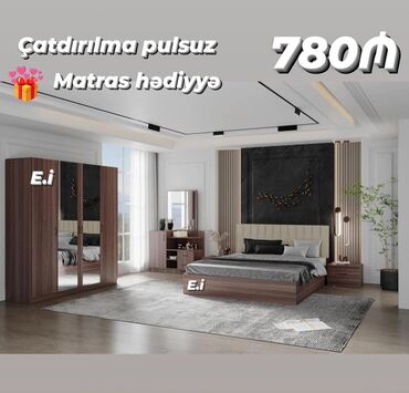 ikinci el carpayılar: *Yataq Dəsti 780Azn💥* 🎁Matras hədiyyə ✔️Rəng seçimi var ✔️Şəhər