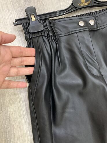 Women's Pants: Şalvar, Bershka, S, M, rəng - Qara — 8