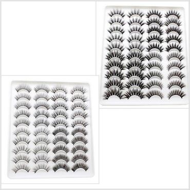 бижутерия наборы: Накладные ресницы с эффектом 3D - наращивания Mixed False Eyelashes