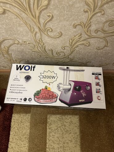 xama çəkən: Ət çəkən maşın Euro wolf, 3200 Vt, Yeni