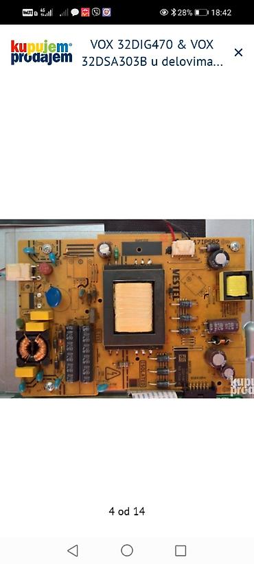 Aksesoari za TV i video: VOX 32DIG470 i VOX 32DSA303B – delovi za TV Dostupni moduli i — 5