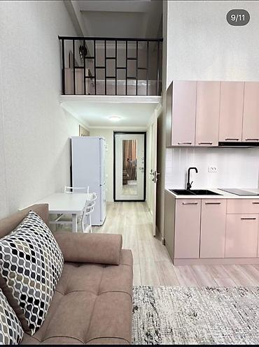 Продажа квартир: 1 комната, 28 м², Аламедин-1 мкр Элитка, 2 этаж, Евроремонт — 3