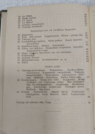 Digər kitablar və jurnallar: Qədimi kitab, 1892-ci il nəşri olan kitab satılır. Visby. Korta — 16