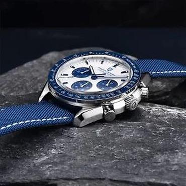 Ručni satovi: PAGANI DESIGN PD-1701 -Plava- Omega Speedmaster Moonwatch Potpuno nov — 10