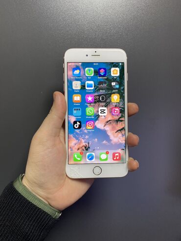 Apple iPhone: IPhone 6s Plus, 32 GB, Çəhrayı, Zəmanət, Qırıq, Barmaq izi