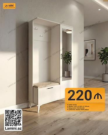 Ev üçün mebel: Dəhliz dolabı – La Mini - Ölçülər: D 45 × H 200 × U 100 sm - Rəng — 1