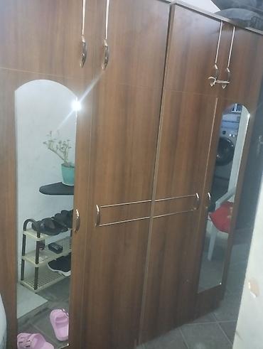 qoz: Dörd qapılı paltar dolabı - Material: ağac teksturalı MDF/LDSP — 2