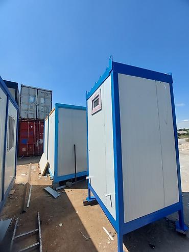 Контейнеры: Mobil sanitar konteyner – tualet kabinası - Polad karkaslı, mavi — 5