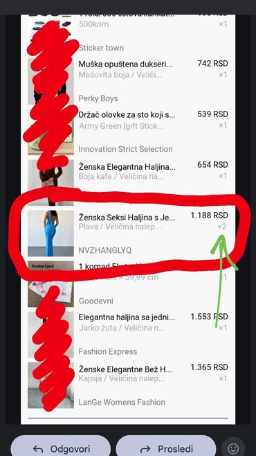 Haljine: 💙 ZENSKA DUGACKA HALJINA 💙 VELICINA S (mada je rastegljivog — 2