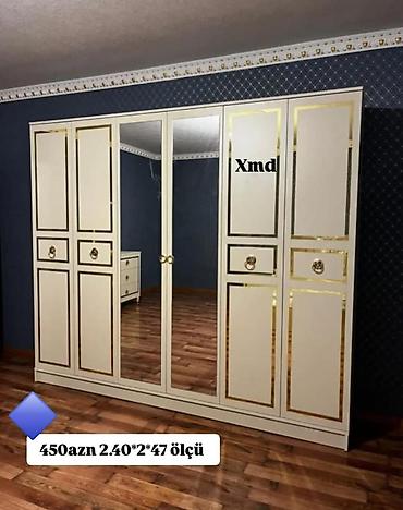parça dolab: Yeni, 6 qapı, Güzgülü, Açılan, Düz dolab — 1