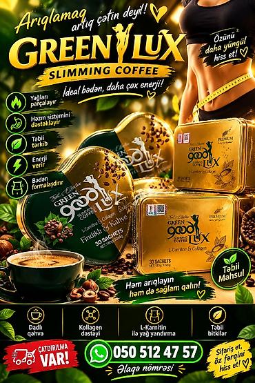arıqlama çay: 🔥☕ **ARıQLAMAQ İSTƏYƏNLƏRİN DİQQƏTİNƏ!** ☕🔥 💚💛 **İKİ KOFEMİZ — BİR — 2