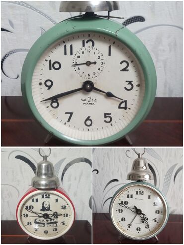 Часы для дома: Продаю советские механические будильники по 3000 сом, если три