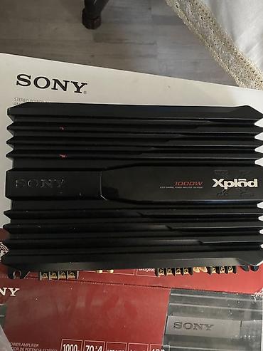 ses kalonka: Məhsul: Sony Xplod stereo gücləndirici – model XM-N1004 — 1